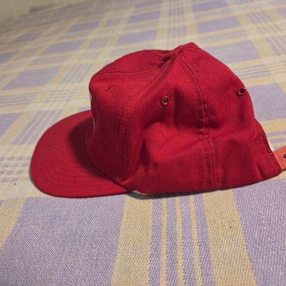 Vintage Marlboro Racing Team Cap Rare Red F1 Motorsport Hat 90s Embroidered USA - Picture 4 of 7